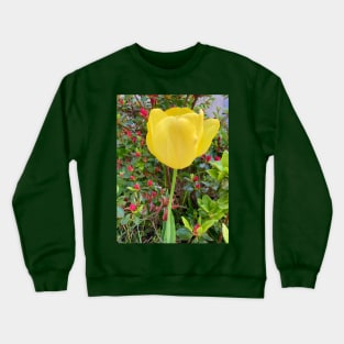 Yellow Tulip Crewneck Sweatshirt